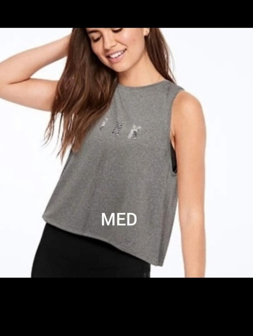 NWOT SZ MED VS PINK TANK TOP.